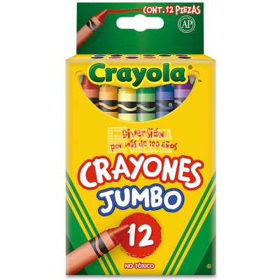 COLORES DE CERA JUMBO C/12